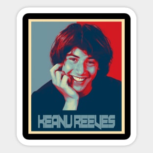 Keanu Reeves 90s Sticker